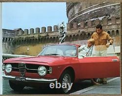 ALFA ROMEO 1300 JUNIOR GT/GTA Car Sales Brochure c1970 #706A42