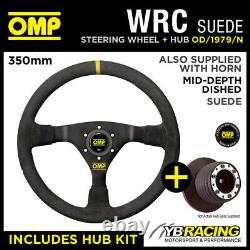 ALFA ROMEO 147 All inc GTA 00- OMP WRC 350mm MID-DEPTH STEERING WHEEL & HUB KIT