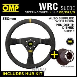 ALFA ROMEO 147 All inc GTA OMP WRC 350mm MID-DEPTH STEERING WHEEL & HUB KIT