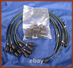 ALFA ROMEO GIULIA GTA Green spark plug wires 5MM. Twin spark