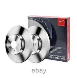 APEC Rear Pair of Brake Discs for Alfa Romeo 156 GTA 3.2 Mar 2002 to Mar 2006