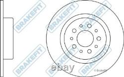 APEC Rear Pair of Brake Discs for Alfa Romeo 156 GTA 3.2 Mar 2002 to Mar 2006