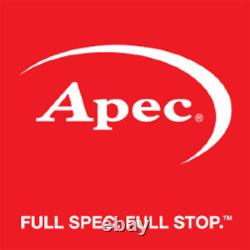 APEC Rear Pair of Brake Discs for Alfa Romeo 156 GTA 3.2 Mar 2002 to Mar 2006