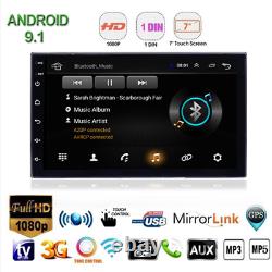 Adjustable 7in Single 1DIN Car Stereo Radio Android 9.1 Head Unit GPS NAVI 1+16G