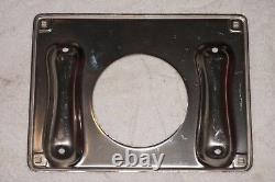 Alfa Romeo 105 GIULIA SPRINT GT/GTV/GTA/GTC ST. STEEL REAR LICENSE HOLDER, NOS