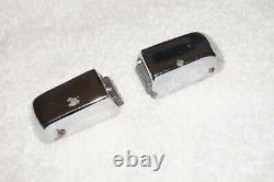 Alfa Romeo 105 GIULIA SPRINT GT V/GTA PASSENGER GRAB HANDLE END CAPS SET, USED