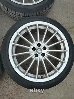 Alfa Romeo 147 156 GT GTA 18 Inch 5x98mm Jetfin Alloy Wheels with new tyres