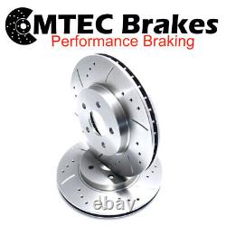 Alfa Romeo 147 3.2 V6 GTA 03-03 Front Brake Discs & Pads Drilled Grooved