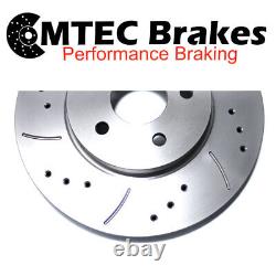 Alfa Romeo 147 3.2 V6 GTA 03-03 Front Brake Discs & Pads Drilled Grooved