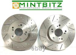 Alfa Romeo 147 3.2 V6 GTA 03-05 Rear Brake Discs and Pads Dimpled Grooved