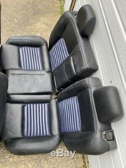 Alfa Romeo 147 GTA Interior Bucket Seats Leather Blue Front Back