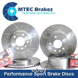 Alfa Romeo 156 3.2 GTA 02-03 Front Rear Brake Discs and Pads Drilled Grooved