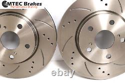 Alfa Romeo 156 3.2 GTA 02-03 Front Rear Brake Discs and Pads Drilled Grooved