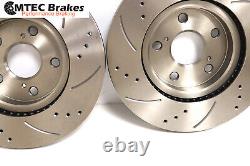 Alfa Romeo 156 3.2 GTA 02-03 Front Rear Brake Discs and Pads Drilled Grooved