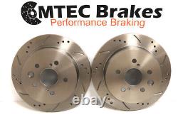 Alfa Romeo 156 3.2 GTA 02-03 Front Rear Brake Discs and Pads Drilled Grooved