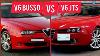 Alfa Romeo 3 2 V6 Busso Vs 3 2 Jts V6 Ti Exhaust Sound Battle