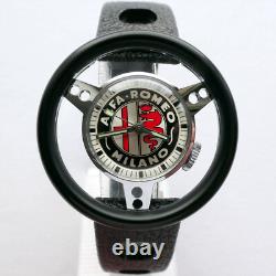 Alfa Romeo Classic Mille Miglia Rally Racing Sport Steering Wheel Retro Watch