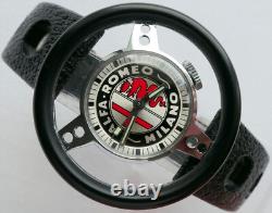 Alfa Romeo Classic Mille Miglia Rally Racing Sport Steering Wheel Retro Watch