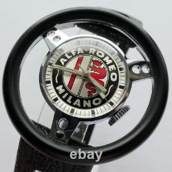 Alfa Romeo Classic Mille Miglia Rally Racing Sport Steering Wheel Retro Watch