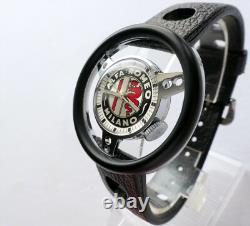 Alfa Romeo Classic Mille Miglia Rally Racing Sport Steering Wheel Retro Watch