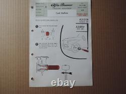 Alfa Romeo GIULIETTA Giulia 2000 2600 FACTORY TOOL A. 3.0116 Front Wheel Bearing