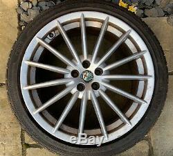 Alfa Romeo GT / 147 / 156 GTA 18 x 8J Jetfin Alloy Wheels with Tyres x 4