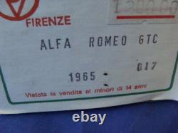 Alfa Romeo GTA 1965 017 1/43 in box Autodelta Barnini firenze toys vintage