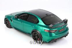 Alfa Romeo Giulia 118 GTAM Verde GTA Met Green BBRC1852C Red Brake BBR Resin