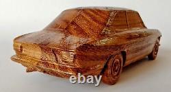 Alfa Romeo Giulia GTA 115 WOODEN CAR SCALE MODEL COLLECTIBLE