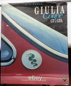 Alfa Romeo Guilia Coupe GT & GTA book, John Tipler 1st ed. 1992, some wear, RARE