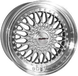 Alloy Wheels 17 Calibre Vintage Silver Pol Lip For Alfa Romeo 147 GTA V6 03-07