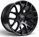 Alloy Wheels 18 3sdm 0.01 Black Matt For Alfa Romeo 147 Gta V6 03-07