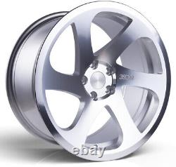 Alloy Wheels 18 3SDM 0.06 Silver Polished Face For Alfa Romeo 147 GTA V6 03-07