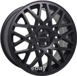 Alloy Wheels 18 Dare LG2 Black Matt For Alfa Romeo 156 GTA V6 02-08