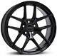 Alloy Wheels 18 Romac Diablo Black Gloss For Alfa Romeo 156 Gta V6 02-08