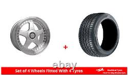 Alloy Wheels & Tyres 17 Dare DR-F5 For Alfa Romeo 147 GTA V6 03-07