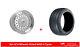 Alloy Wheels & Tyres 17 Dare Dr-rs For Alfa Romeo 147 Gta V6 03-07
