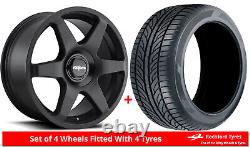Alloy Wheels & Tyres 18 Rotiform SIX For Alfa Romeo 147 GTA V6 03-07