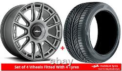 Alloy Wheels & Tyres 19 Rotiform OZR For Alfa Romeo 147 GTA V6 03-07