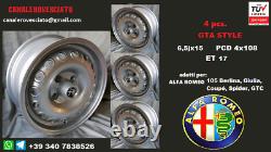 Alloy wheels 6,5x15 Alfa Romeo Campagnolo GTA Giulia coupè SPIDER BERTONE