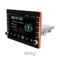 Android 8.1 9in 1DIN Car Wifi Radio Stereo GPS NAVI Bluetooth MP5 With 4LED Camera