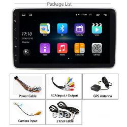 Android 9.0 1DIN 10.1in GPS SAT NAV Car Stereo Bluetooth WiFi Radio FM 2+32GB