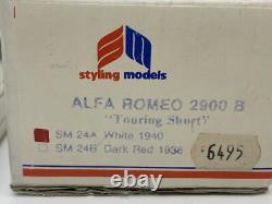 BBR 1/43 ALFA ROMEO 2900 B Touring Short White 1940 (MR AMR BOSICA SCM ABC)
