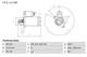 Bosch Starter Motor For Vauxhall Astra Van 1.6 September 2007 To March 2009