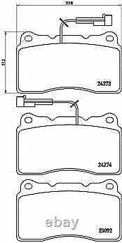 BREMBO FRONT BRAKE PADS SET for ALFA ROMEO 156 3.2 GTA 2002-2005