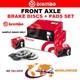 Brembo Front Axle Brake Discs + Pads For Alfa Romeo 156 16 16v Tspark 1997-2005