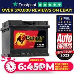 Banner 063 12V Car Battery 54063 fits Alfa Romeo Audi Citroen Ford Lotus Nissan