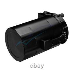 Black Aluminum 300ml Car Oil Catch Can Breather Baffled Aluminum Reservoir Tank