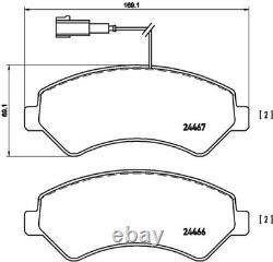 Brembo Front & Rear Pads fits Citroën Relay III Platform 2015-2023 2.0 2.2