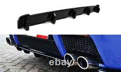 CUP Diffusor für Alfa Romeo 147 GTA Heckansatz FLaps Splitter Ansatz Rippen ABS